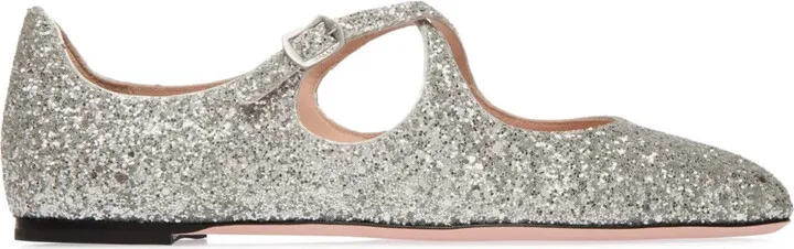 Glitter Ballet Flats