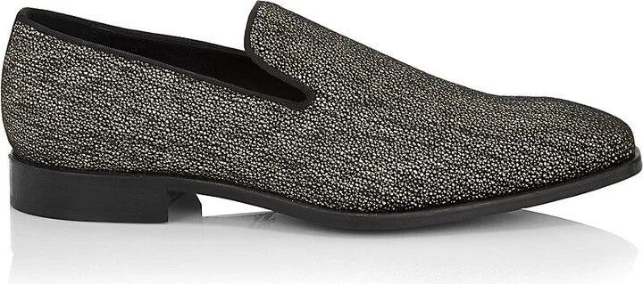 Glitter Canvas Loafers