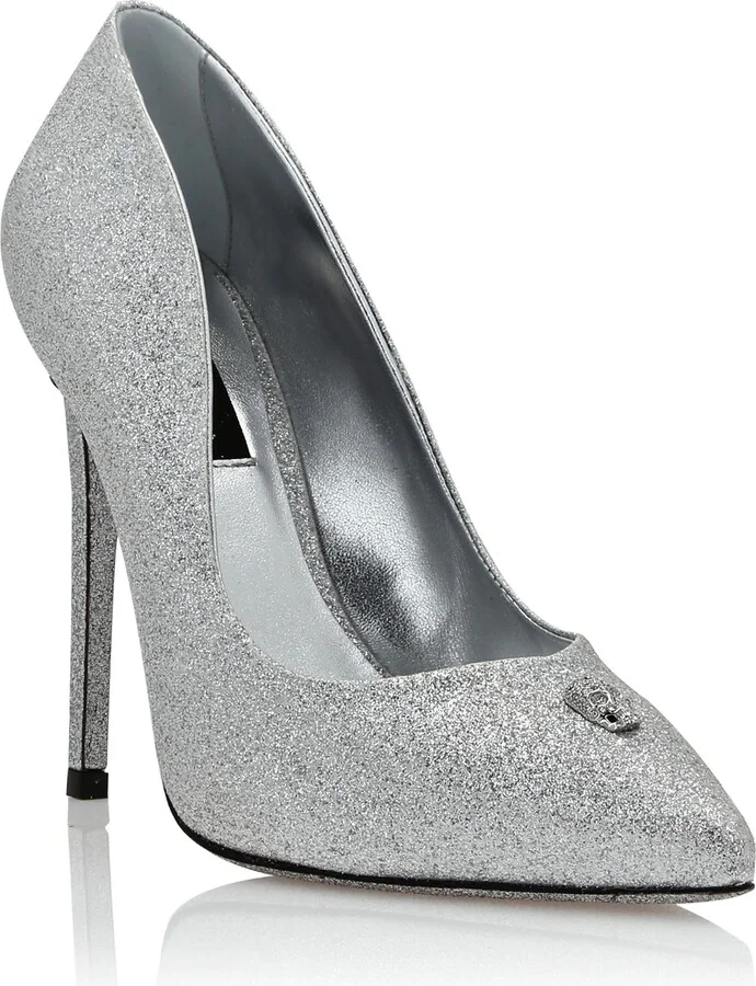 Glitter Decollete Pumps