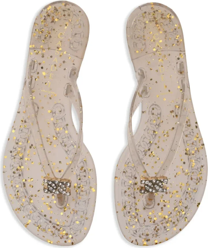 Glitter-Detail Flip Flops - Image 4