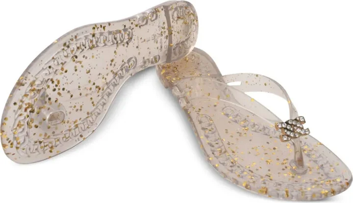 Glitter-Detail Flip Flops - Image 5