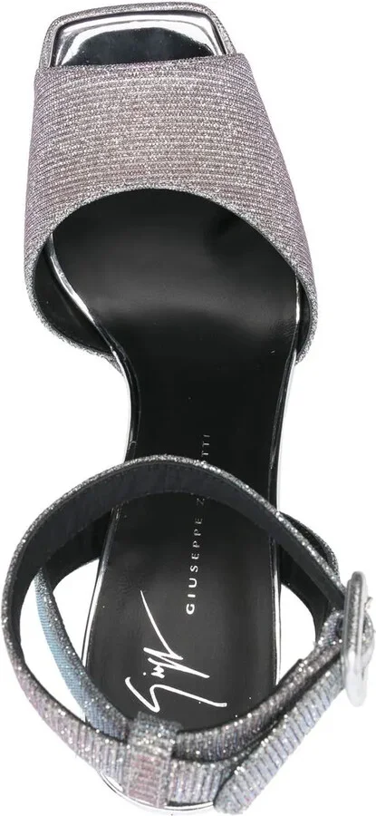 Glitter-Detail Heeled 125mm Sandals - Image 4
