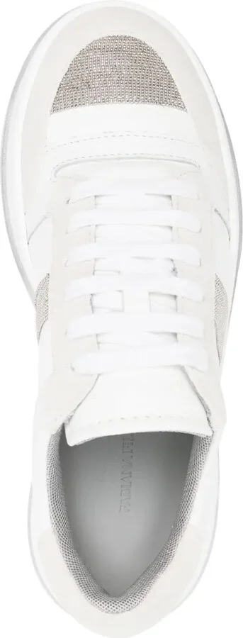 Glitter-Detail Low-Top Sneakers - Image 4