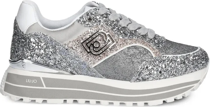 Glitter-Detail Sneakers