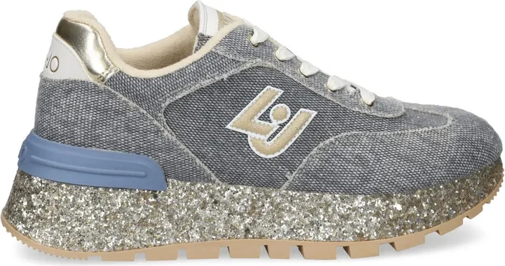 Glitter-Detail Sneakers