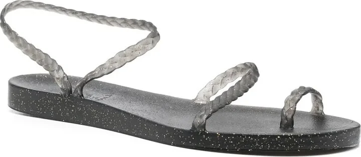 Glitter-Detailed Single-Toe Flip Flops - Image 2