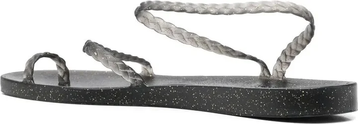 Glitter-Detailed Single-Toe Flip Flops - Image 3