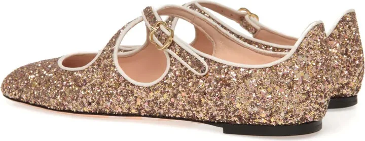 Glitter-Embellished Ballerina Shoes - Image 3