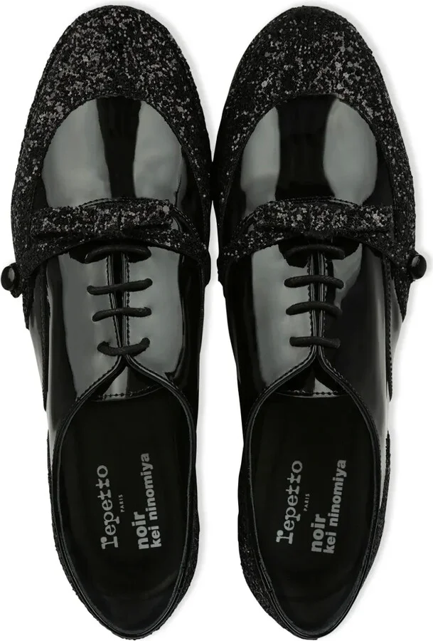 Glitter-Embellished Loafers - Image 4