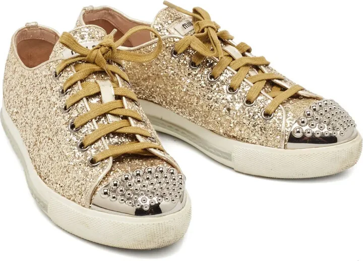 Glitter-Embellished Sneakers - Image 2