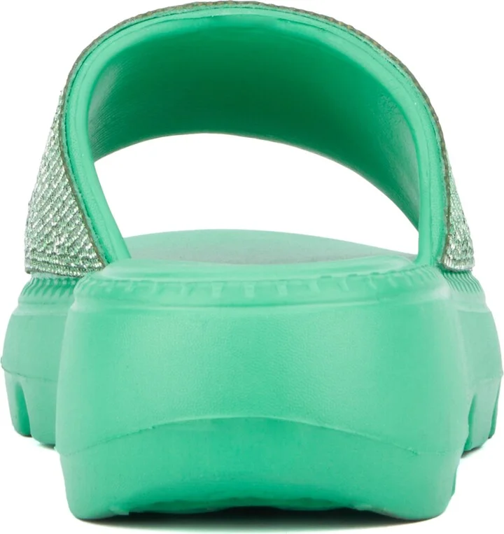 Glitter Gaze Platform Slide Sandal - Image 3