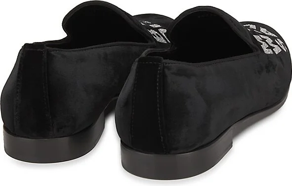 Glitter Graphic Slip-On Loafers - Image 3
