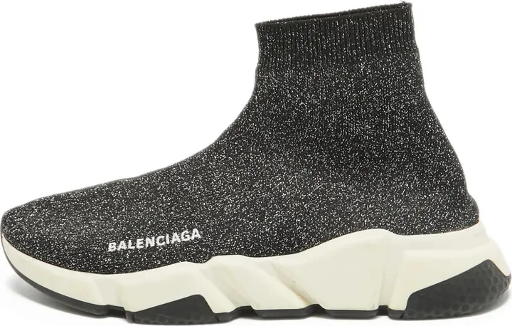 Glitter Knit Sneakers