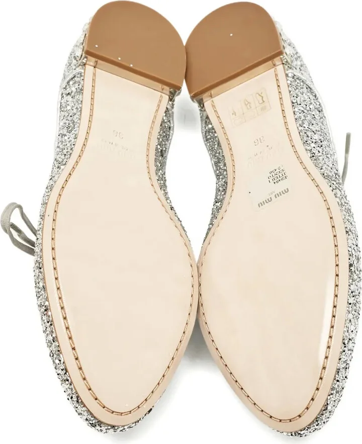 Glitter Lace-Up Shoes - Image 4