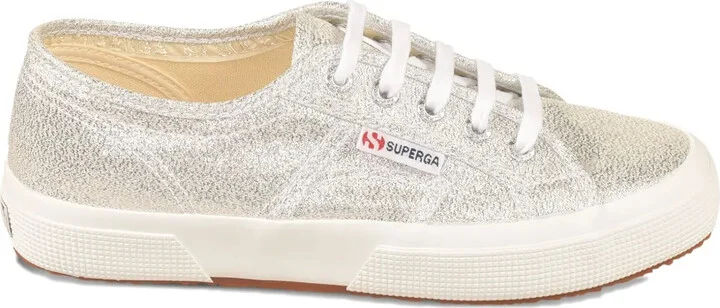 Glitter Lace-Up Sneakers
