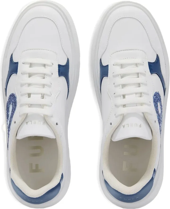 Glitter-Logo Platform Sneakers - Image 3