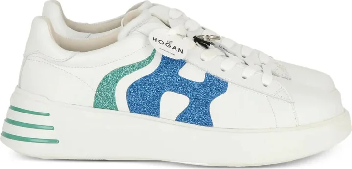 Glitter-Logo Sneakers