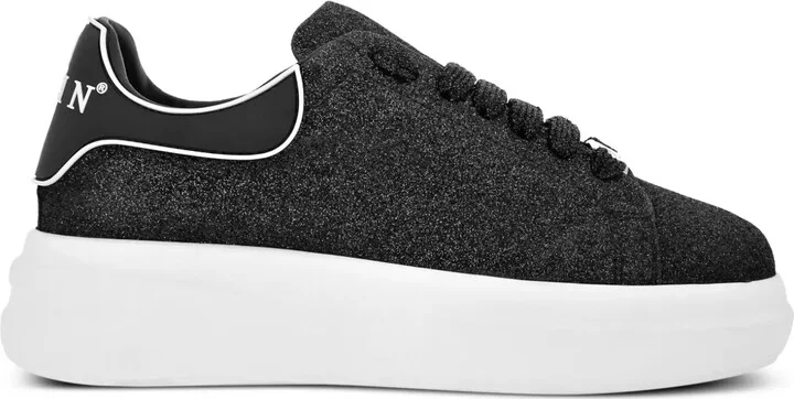 Glitter Low-Top Sneakers