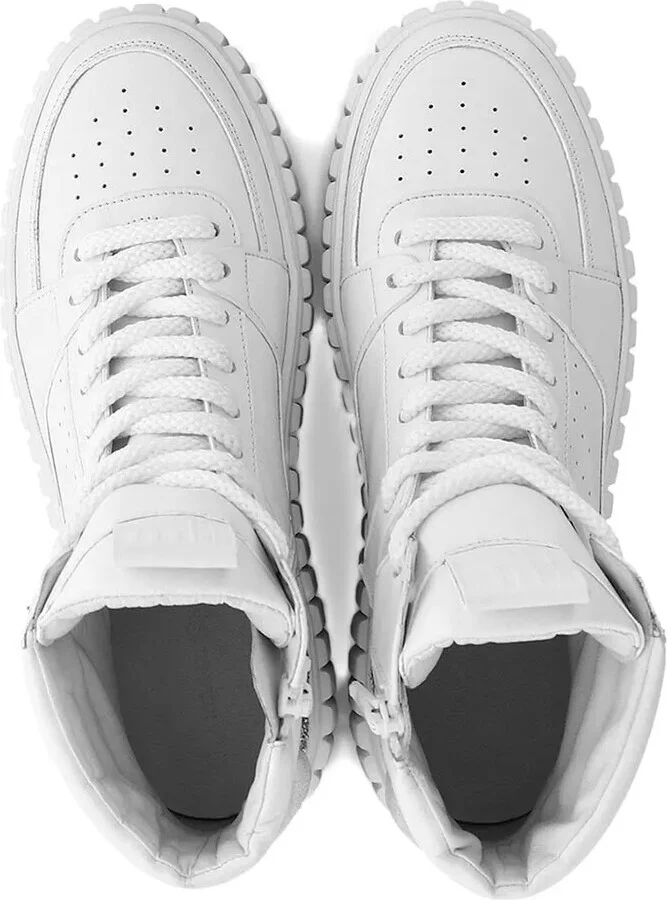 Glitter-Panel High-Top Sneakers - Image 3