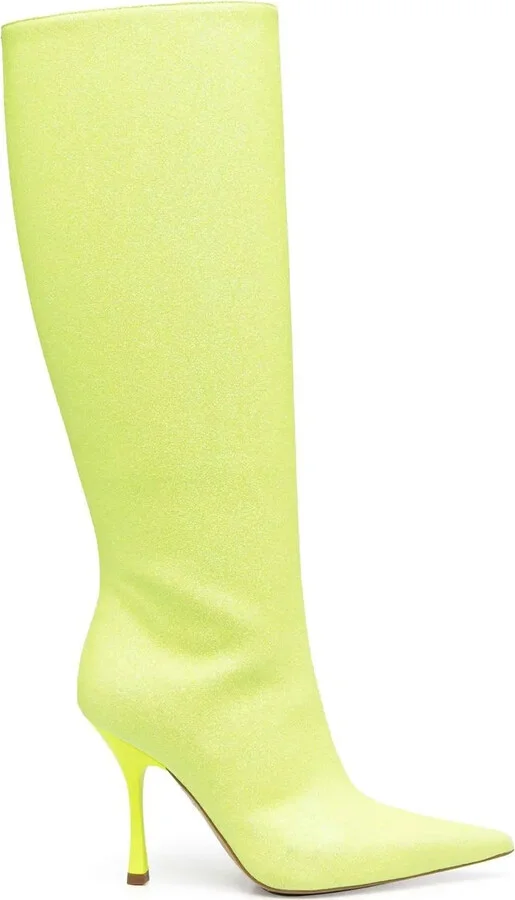 Glitter Pointed-Toe Boots