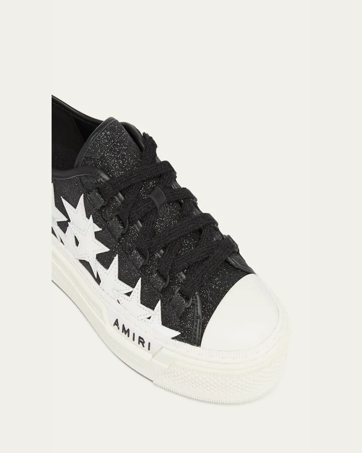 Glitter Stars Low-Top Sneakers - Image 2