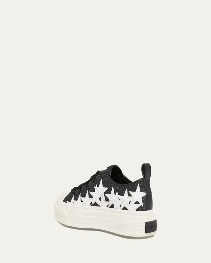 Glitter Stars Low-Top Sneakers - Image 3