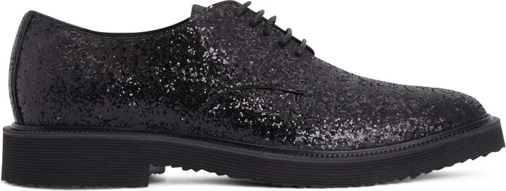 glittered-detail Oxfords