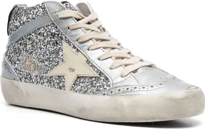 Glittered High-Top Sneakers - Image 2