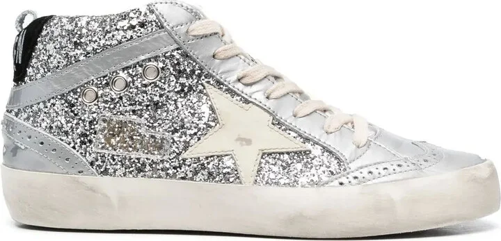 Glittered High-Top Sneakers