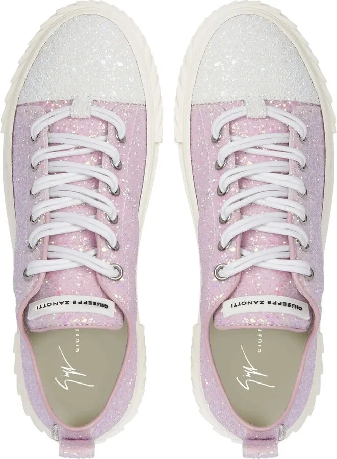 Glittered Low-Top Sneakers - Image 4