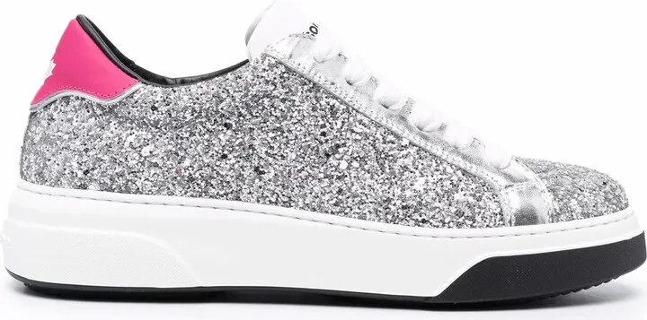 Glittered Low-Top Sneakers