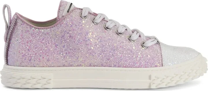 Glittered Low-Top Sneakers