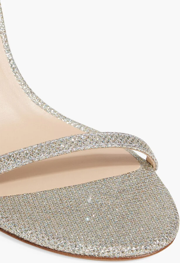 Glittered woven sandals - Image 4