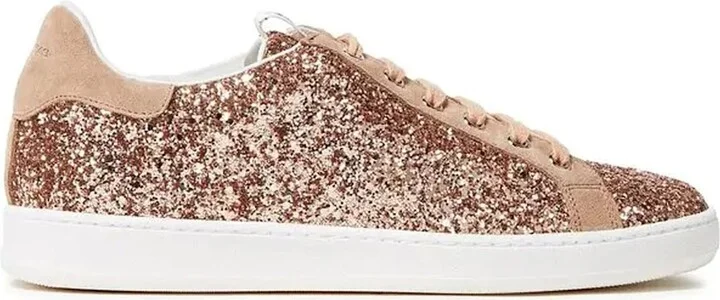 Glittered Woven Sneakers