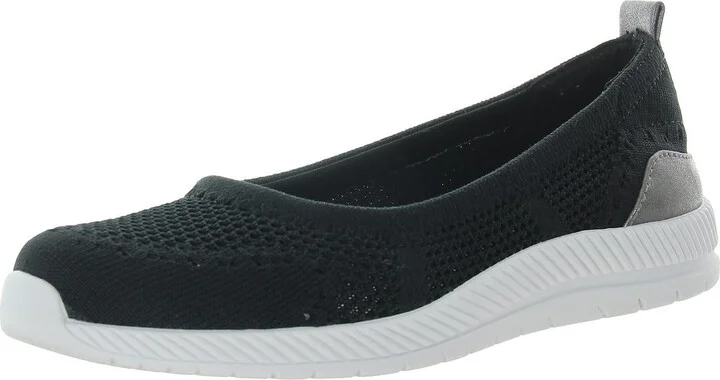 Glitz Womens Metallic Slip On Slip-On Sneakers