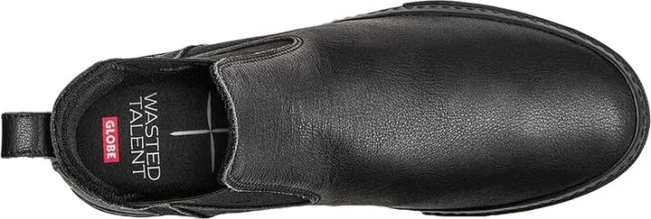 Globe Dover II Men's Skate Shoes Black/Wasted Talent : 14 D - Medium, Leather - Image 2
