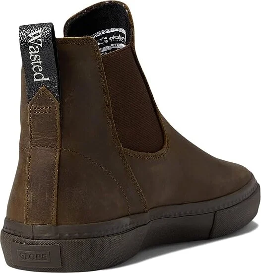 Globe Dover II Men's Skate Shoes Dark Brown/Wasted Talent : 7 D - Medium, Leather - Image 4
