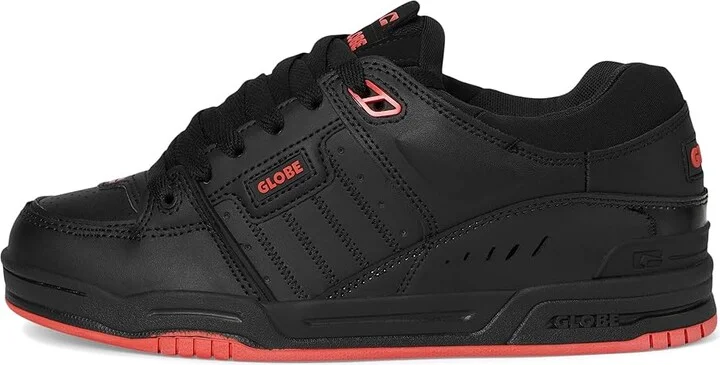 Globe Fusion Men's Skate Shoes Black/Red : 12 D - Medium, Leather/Synthetic - Image 6