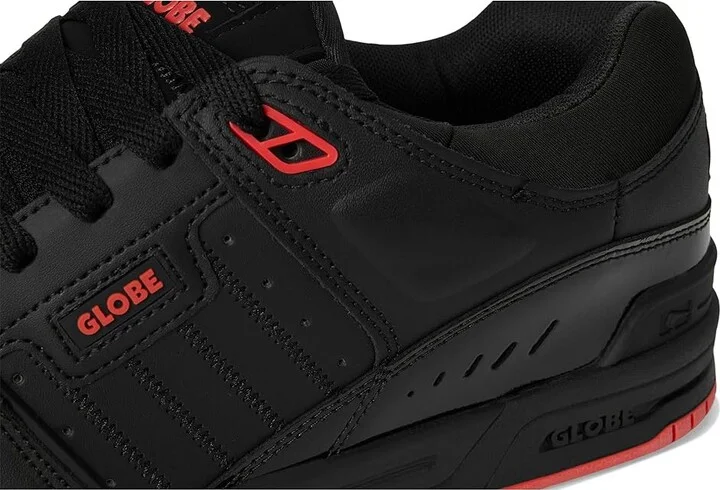Globe Fusion Men's Skate Shoes Black/Red : 12 D - Medium, Leather/Synthetic - Image 7