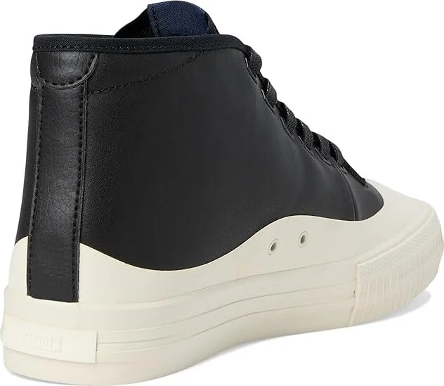 Globe Gillette Mid Men's Shoes Cream/Black : 9 D - Medium, Canvas/Leather - Image 9