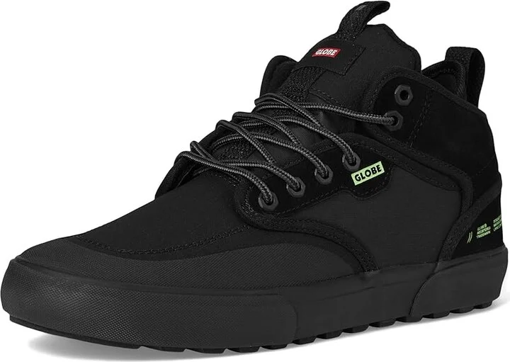 Globe Motley Mid Men's Skate Shoes Black/Lime/Summit : 10 D - Medium, Suede - Image 5