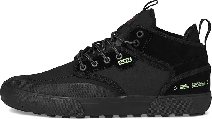 Globe Motley Mid Men's Skate Shoes Black/Lime/Summit : 10 D - Medium, Suede - Image 6