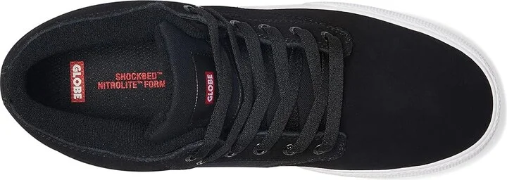 Globe Motley Mid Men's Skate Shoes Black/Lime/Summit : 10 D - Medium, Suede - Image 8