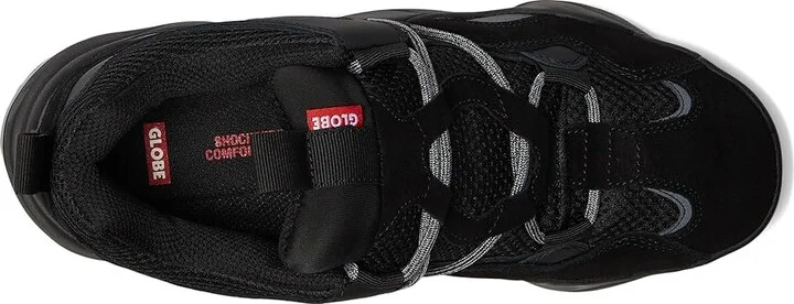 Globe Option Evo Men's Skate Shoes Black/Phantom : 7 D - Medium, Leather/Mesh - Image 2