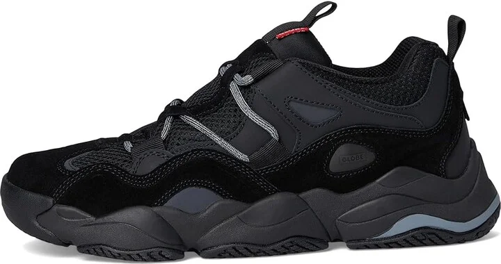 Globe Option Evo Men's Skate Shoes Black/Phantom : 7 D - Medium, Leather/Mesh - Image 6