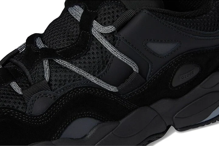 Globe Option Evo Men's Skate Shoes Black/Phantom : 7 D - Medium, Leather/Mesh - Image 7