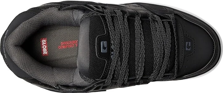 Globe Sabre Men's Skate Shoes Dark Shadow/Phantom : 10 D - Medium, Leather/Synthetic - Image 2
