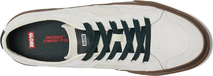Globe Surplus Men's Shoes White/Gum : 10 D - Medium, Suede - Image 2