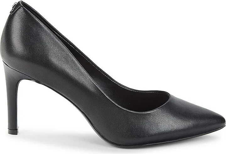 Glora Point Toe Leather Pumps