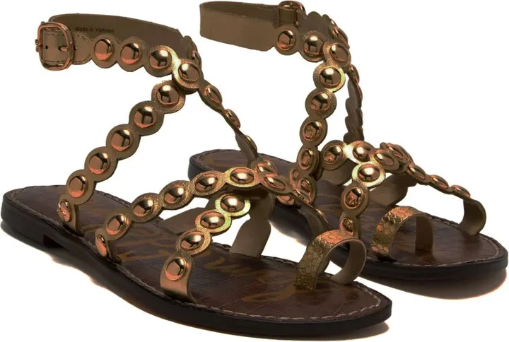 Gloria ankle-strap studded sandals - Image 2